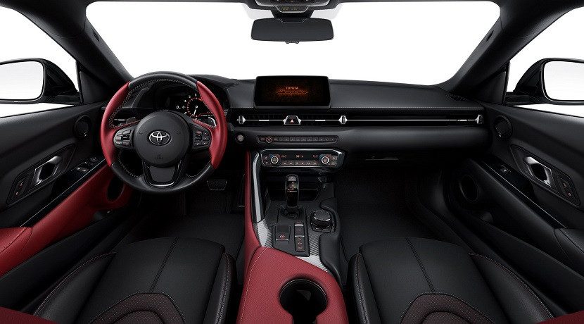 Interior of the Toyota Supra