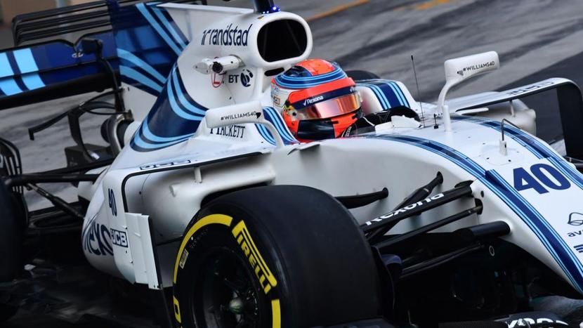  Kubica with the Williams of 2017 