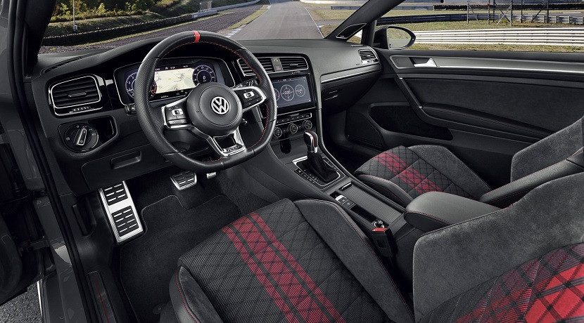 Interior of the Volkswagen GTI TCR 2019 